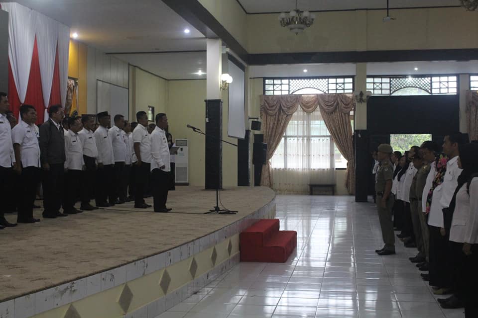 Di Awal Tahun 2019, Pemkab Tana Tidung Gelar Apel Gabungan